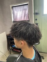 ミオ(Mio) 滋賀/南草津/メンズ美容室/波巻きツイストスパイラルパーマ