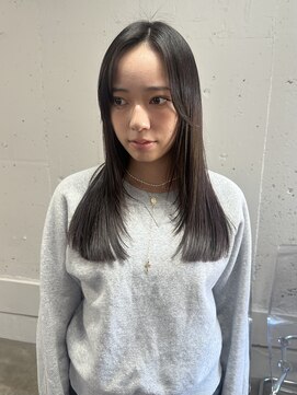 タロ(TALO) 【TALO】切りっぱなしロング×フェイスレイヤー