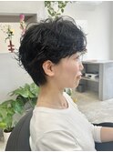 ショートパーマ/ウェーブヘア/カーラーヘア/黒髪パーマ/髪質改善
