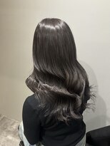 ノー バイ イオエ 西梅田(no. by ioe)&nbsp;ブリーチなしカラー/髪質改善/ミルクティーベージュ/小顔ヘア