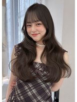 ボタン テンジン(VOTAN tenjin)&nbsp;【votan_はまひ】レイヤーロング/くすみベージュ/髪質改善