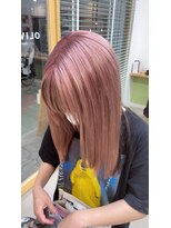 オリビアヘアー(OLIVIA HAIR) 肌になじむナチュラルミルクティーピンク