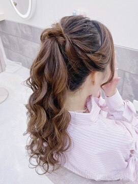 ヘア サロン クラン 東心斎橋店(hair salon clan) ポニーテール/心斎橋ヘアセット