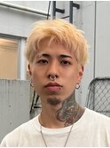 渋谷スパイキーショートアップバンクフェザーショートパーマ