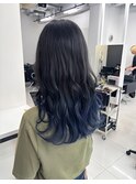 【ALIVE 夕貴】ブルーグラデーションカラー