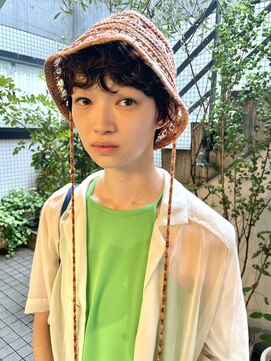 トイロ 中目黒(Toiro) パーマショート/くせ毛風パーマ/くるくるパーマ【大毛亮佑】