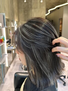 ガレリアエレガンテ 栄店(GALLARIA Elegante) ハイライト/地毛ハイライト/白髪ぼかし/ボブレイヤー