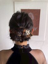 美容室 メザミー MESAMIES 結婚式二次会お呼ばれヘアセットヘアアレンジまとめ髪