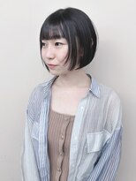 ラウンジ モリオ イケブクロ(Lounge MORIO Ikebukuro)&nbsp;＊ミニボブ切りっぱなしボブ耳かけボブ大人顎ラインボブ小顔ボブ