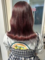 アンニュ(annuy)&nbsp;#ワインレッド #ミディアムヘア