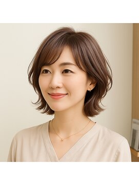 スープレックス ヘアーデザイン(SOUPREX HAIR DESIGN) ラベンダー大人ボブ　20代 30代 40代 50代 60代