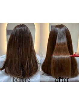 【自由が丘】髪の芯から改善する髪質改善トリートメントで驚くほどのツヤ髪へ！是非一度体験ください◎