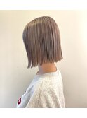 〈s11〉ショート韓国ボブハイライトブリーチ前髪20代30代