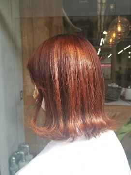 アンジェリカ 大和八木店(ANGELICA) 鮮やかなオレンジブラウン