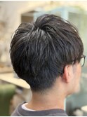 束感マッシュショート