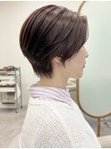 ショート/ハンサムショート／ブラウン