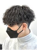 大阪梅田波巻きシャドウパーマ