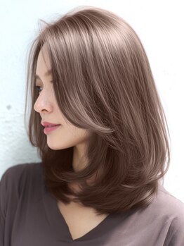 ジゼル 博多筑紫口店(GiseL)の写真/[博多駅3分]骨格や髪質、理想の印象に合わせた前髪カット・顔周りカットでなりたい×垢抜けを叶える美容院