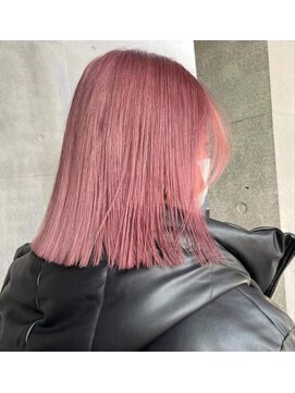 ベル バイ マグ 諏訪店(belle by Mag) 冬の韓国風ホワイトピンク◎ブリーチ2回以上