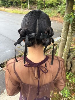 ニート(NEAT)の写真/【福井/三国】お客様にとって大切な日を素敵に華やかに！トレンド×似合わせ可愛いヘアセットで最高の日に