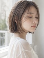 ラベストオイケ(LOVEST OIKE)&nbsp;【LOVESTOIKE】外ハネくびれボブ×グレージュカラー