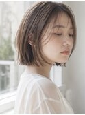 【LOVESTOIKE】外ハネくびれボブ×グレージュカラー