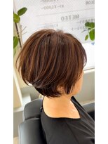 縁(eN)&nbsp;大人ショート×メテオカラーで明るい白髪染め