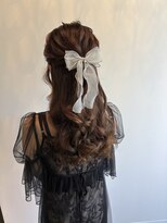 ヘアセット専門サロン by OKINAWA WATABE WEDDING 那覇店&nbsp;ハーフアップ
