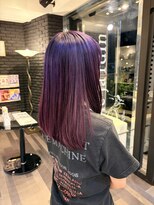 ヘアーアンドカラー ルジャルダン 葛西店(le jardin)&nbsp;色落ちも楽しめる濃いめパープルラベンダー♪
