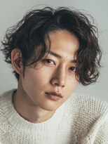 アンサ 伏見桃山店(ANSA) シャドウパーマ/メンズショート/メンズパーマ/伏見パーマ