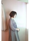 前下がりのショートボブ♪