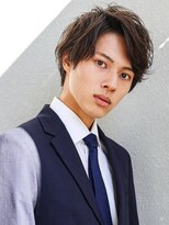 シースルーバンク　マッシュヘアー　サイドバング