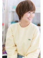ミック ヘアアンドビューティー 大山店(miq  Hair&Beauty)&nbsp;小顔仕上げ☆ピンクベージュくびれショートa