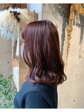 ユニコ(UNiCO) レッドブラウンカラー【大塚美容室UNiCO  大塚 髪質改善】