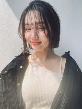 エース (ACE) ACE 横浜　アンニュイショートボブ×くすみダークブラウン