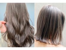 アッシュグレージュ♪暗め×柔らか質感