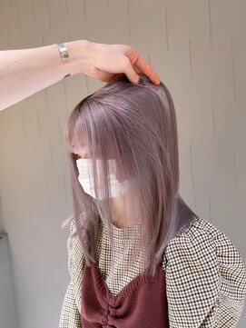 ペレ 渋谷(PELE) YU4_ラベンダーミルクティー ブリーチ2回~