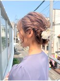 前撮りヘアセット