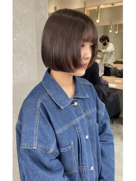ロンド 表参道店(Lond) ミニボブ×まろブラウン