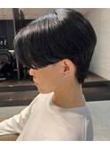韓国風センターパートヘア　名古屋駅/名駅/メンズ