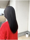 【つくば】ロングヘア×暗髪アッシュグレーブリーチ無し