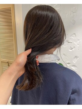 コフィー バイ メルト 吉祥寺(cofy by melt) 【松本咲花】ブリーチなしオリーブベージュ　透明感春カラー