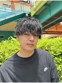 ニュアンスツイストスパイラルパーマ 波巻きスペインカール韓国