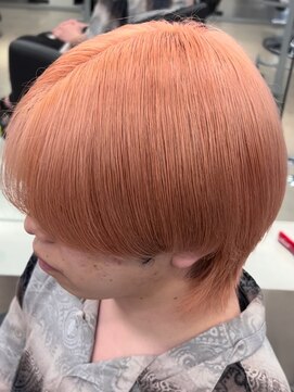 ペレ 栄店(PELE) 斜めバング/グレージュカラー/シルキーベージュ/栄/名駅