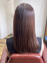 ヘアーハピネス ハート(hair happiness heArt)&nbsp;縮毛矯正ロング♪コスメストレート髪質改善ココアベージュ