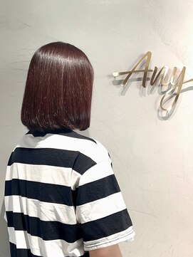 エニィ 池袋西口(Any) マチルダボブ/ピンクベージュ/インナーグレージュ/アンバー