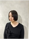 切りっぱなしボブ