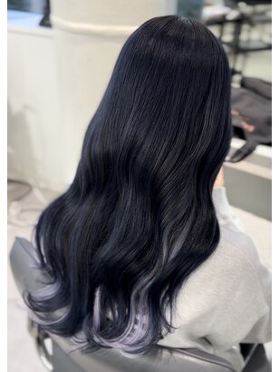 2025年春】ネイビーブラックの髪型・ヘアアレンジ｜人気順 