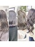 【リタッチ】or【ベリーショート】3stepトリートメント＋艶カラー ￥8200