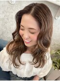波内ウェーブ×レイヤーカット